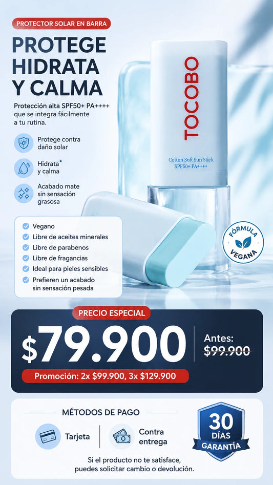 TOCOBO Protector Solar en Bara SPF50 PA