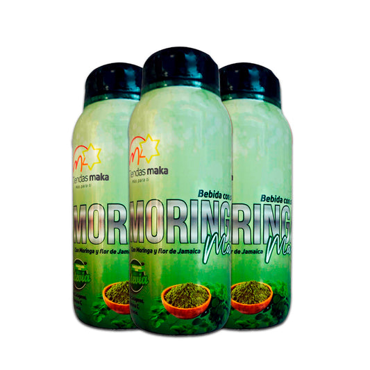 Bebida de Moringa + Flor de Jamaica 500ml