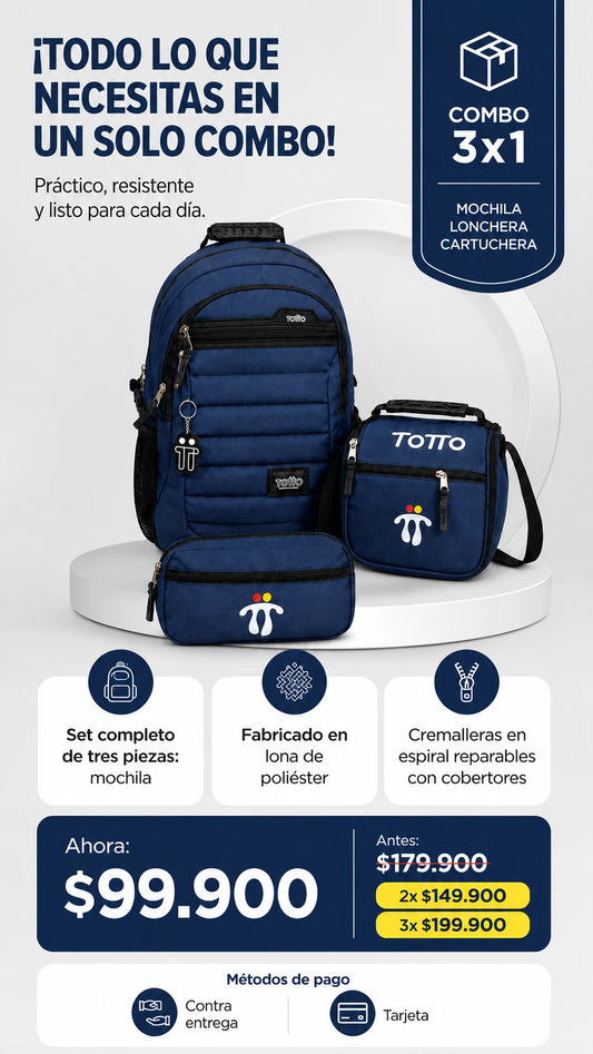 Combo Trío 3X1