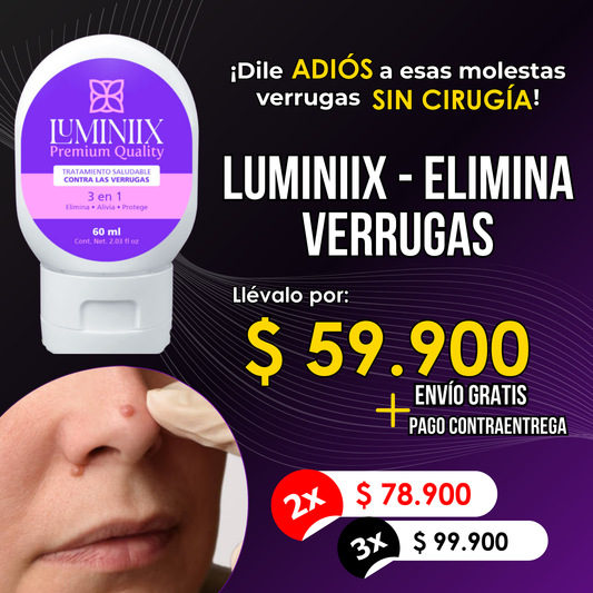 Luminiix - Elimina verrugas rápido y sin dolor