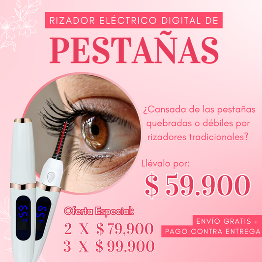Rizador de Pestañas Eléctrico Digital