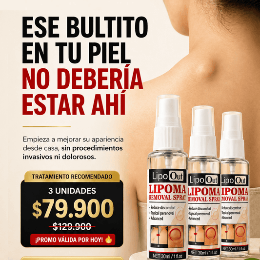 Spray Eliminación de Lipomas LipoOut